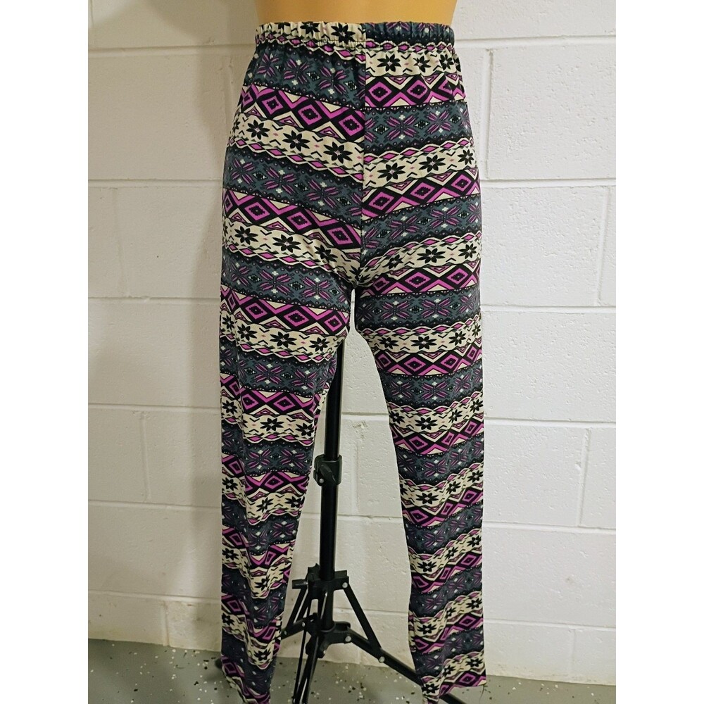Women's Patterned Leggings Tribal Geometric Floral Print Stretchy Casual Pants